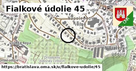 Fialkové údolie 45, Bratislava