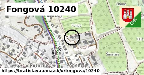 Fongová 10240, Bratislava