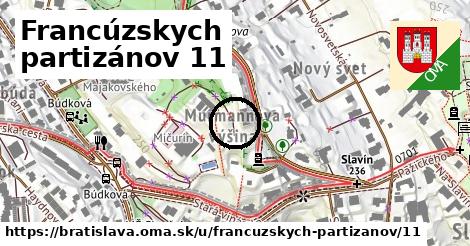 Francúzskych partizánov 11, Bratislava