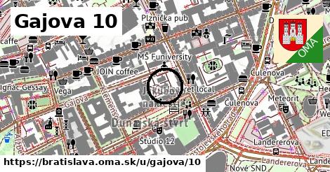 Gajova 10, Bratislava