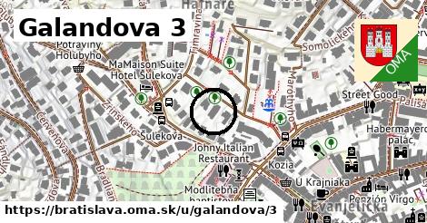 Galandova 3, Bratislava