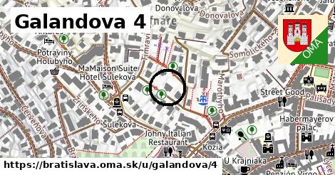 Galandova 4, Bratislava