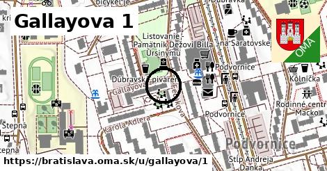 Gallayova 1, Bratislava