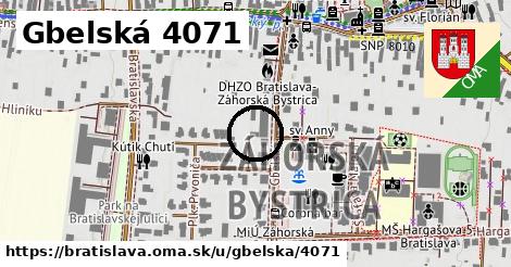 Gbelská 4071, Bratislava