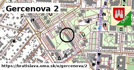 Gercenova 2, Bratislava