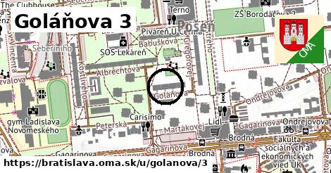 Goláňova 3, Bratislava