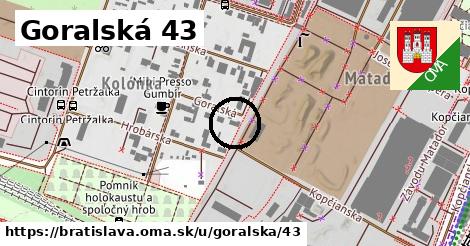 Goralská 43, Bratislava