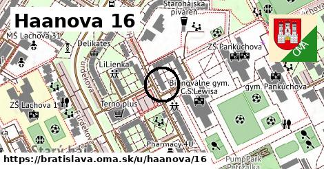 Haanova 16, Bratislava