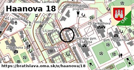 Haanova 18, Bratislava