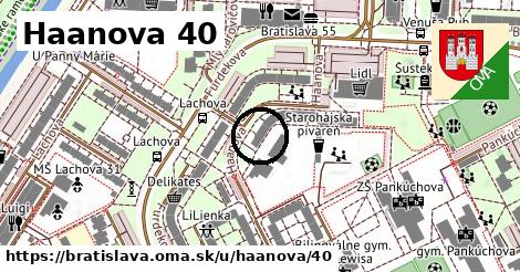 Haanova 40, Bratislava