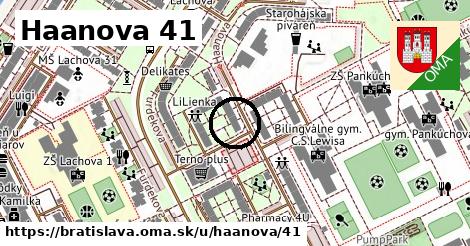 Haanova 41, Bratislava