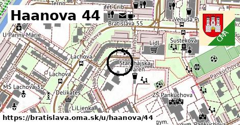 Haanova 44, Bratislava