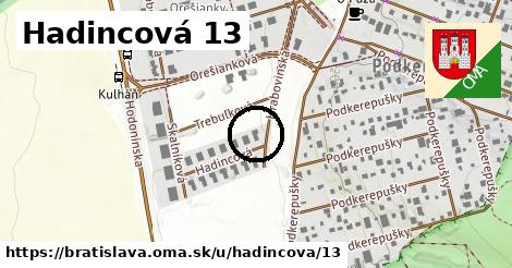 Hadincová 13, Bratislava