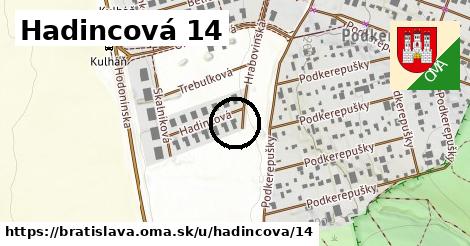 Hadincová 14, Bratislava