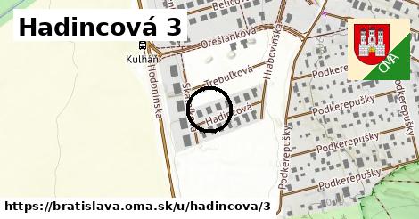 Hadincová 3, Bratislava