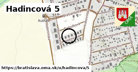 Hadincová 5, Bratislava