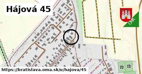 Hájová 45, Bratislava