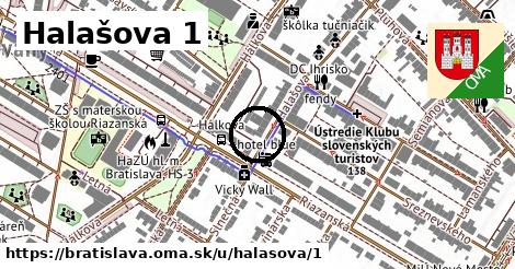 Halašova 1, Bratislava