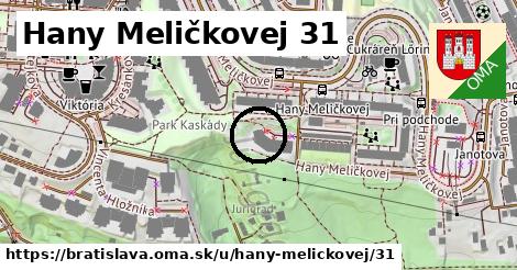 Hany Meličkovej 31, Bratislava