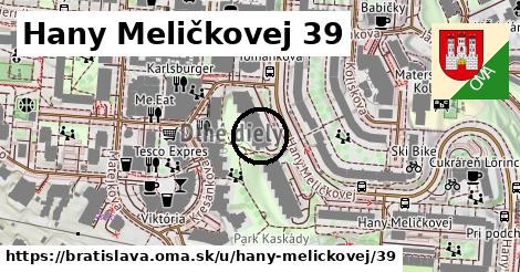 Hany Meličkovej 39, Bratislava