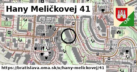 Hany Meličkovej 41, Bratislava