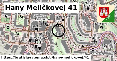 Hany Meličkovej 41, Bratislava