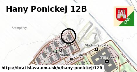 Hany Ponickej 12B, Bratislava