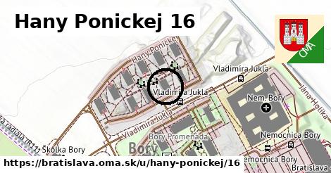 Hany Ponickej 16, Bratislava