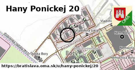 Hany Ponickej 20, Bratislava