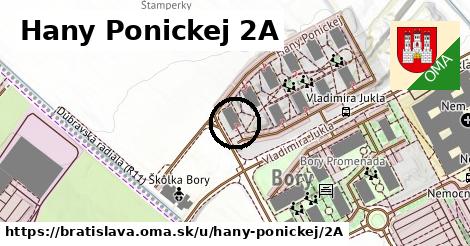 Hany Ponickej 2A, Bratislava