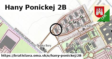 Hany Ponickej 2B, Bratislava