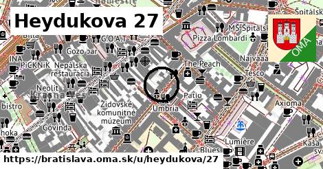 Heydukova 27, Bratislava
