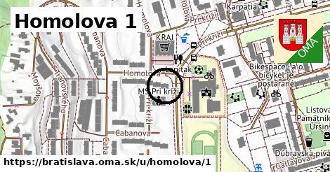 Homolova 1, Bratislava