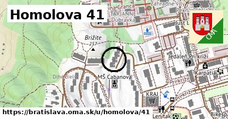 Homolova 41, Bratislava