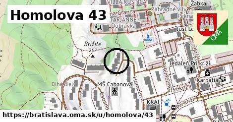 Homolova 43, Bratislava