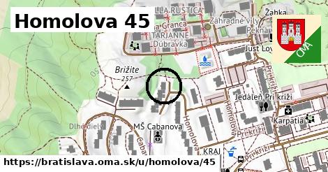 Homolova 45, Bratislava