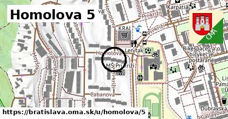 Homolova 5, Bratislava