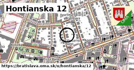 Hontianska 12, Bratislava