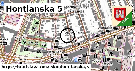 Hontianska 5, Bratislava