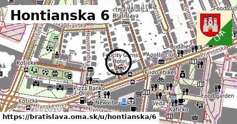 Hontianska 6, Bratislava