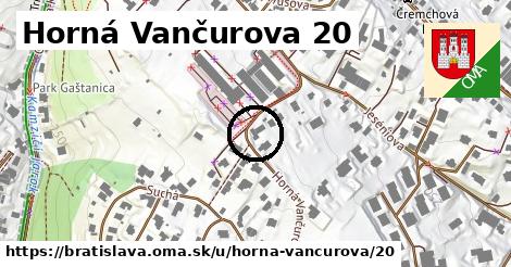 Horná Vančurova 20, Bratislava