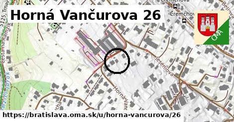 Horná Vančurova 26, Bratislava