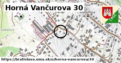 Horná Vančurova 30, Bratislava