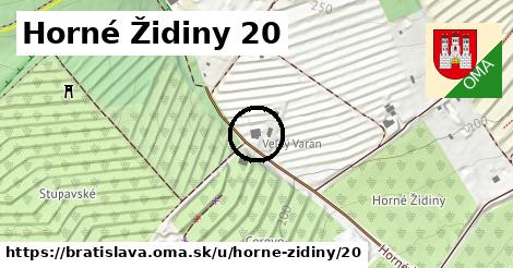 Horné Židiny 20, Bratislava