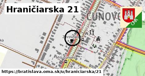 Hraničiarska 21, Bratislava