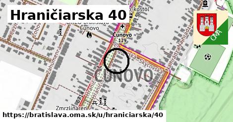 Hraničiarska 40, Bratislava