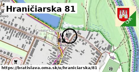 Hraničiarska 81, Bratislava