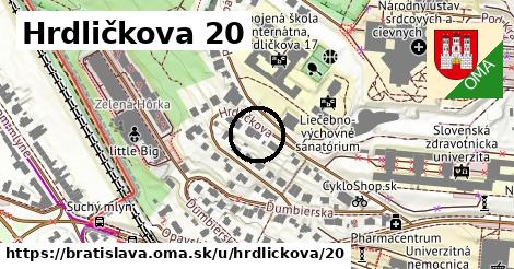 Hrdličkova 20, Bratislava