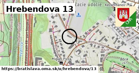 Hrebendova 13, Bratislava