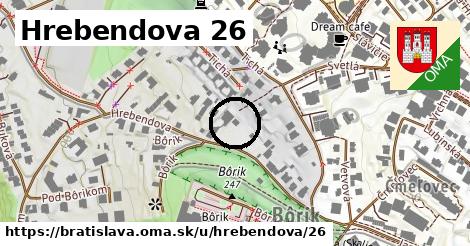 Hrebendova 26, Bratislava